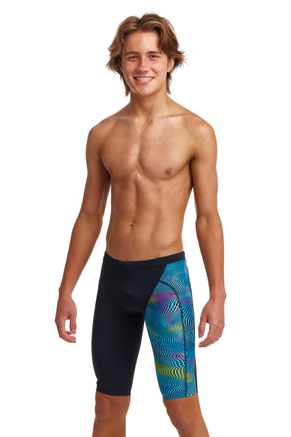 Funky Trunks Boys Training Jammers Wires Crossed