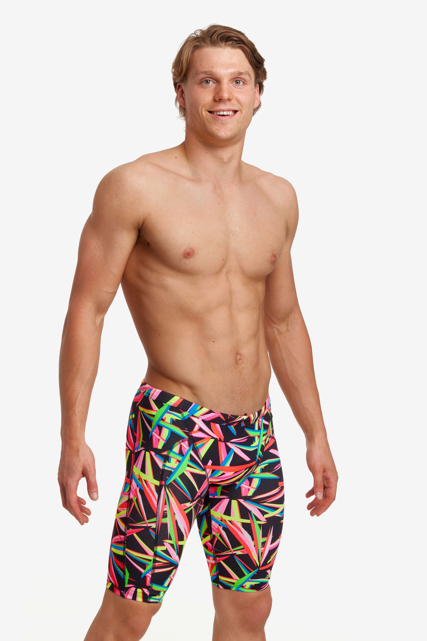Funky Trunks Mens Training Jammers Black Blades