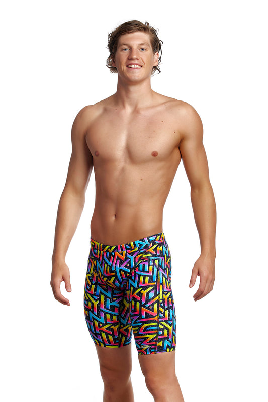 LAST ONE! Funky Trunks Mens Training Jammers Brand Galaxy