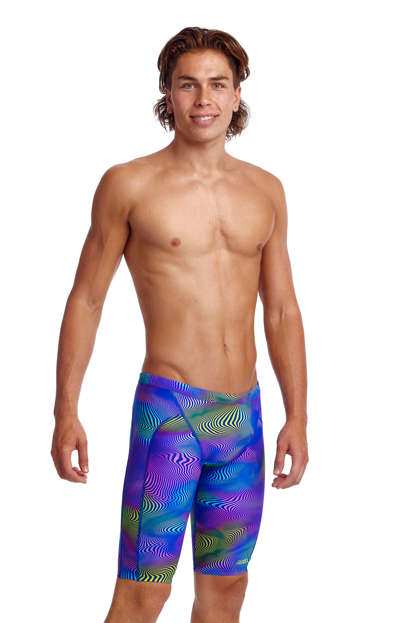 LAST ONE! Funky Trunks Mens Training Jammers Screen Time