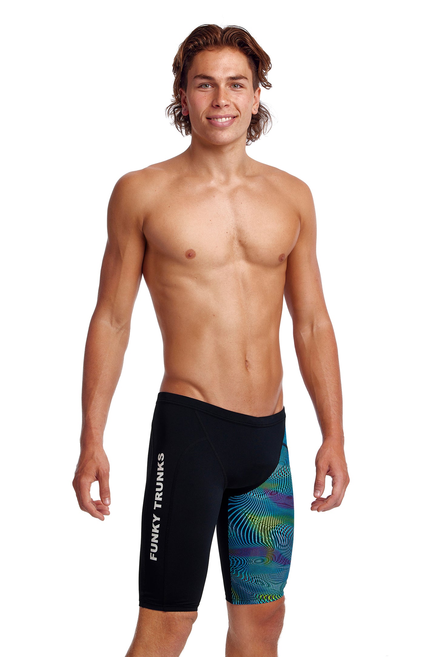 Funky Trunks Mens Training Jammers Wires Crossed