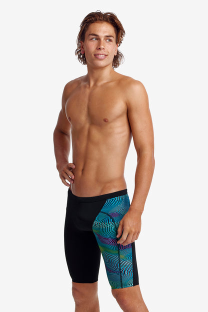 Funky Trunks Mens Training Jammers Wires Crossed
