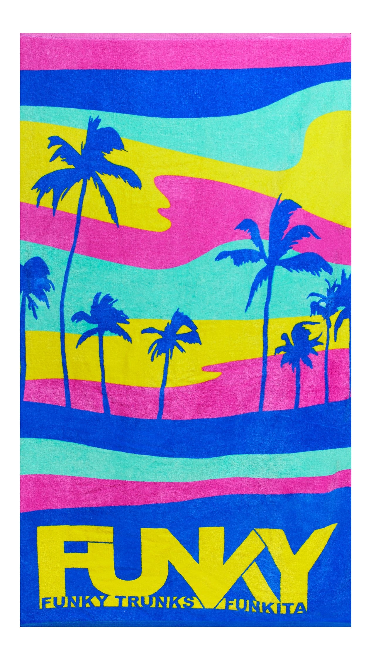 Funky Large Cotton Towel Perfect Wave